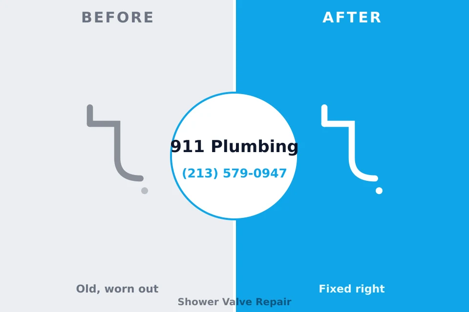 Before and after: plumbing repair Graysville, AL